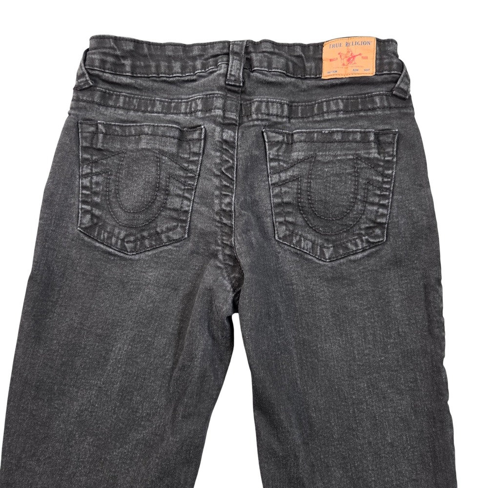 True Religion Rocco Skinny Jeans Girls 14 Black Relaxed G3J3QD9X